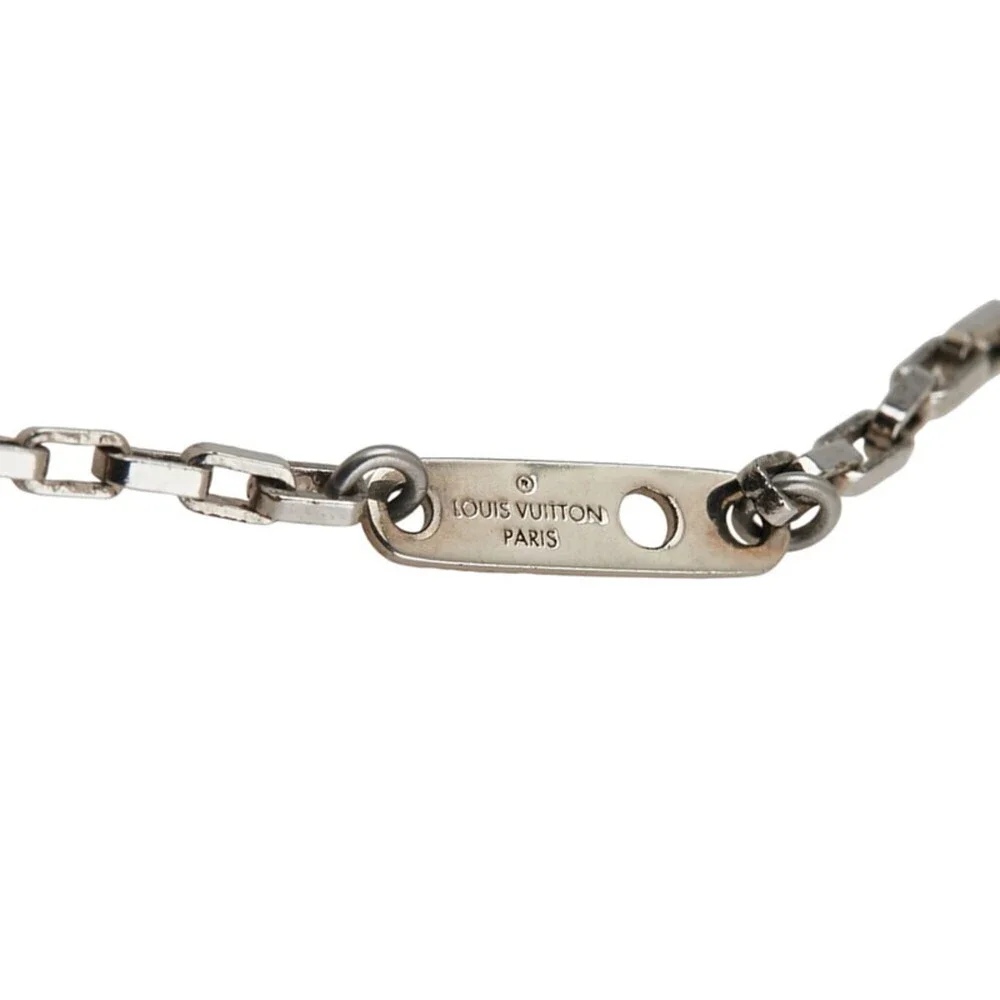 LOUIS VUITTON Blue Damier Necklace